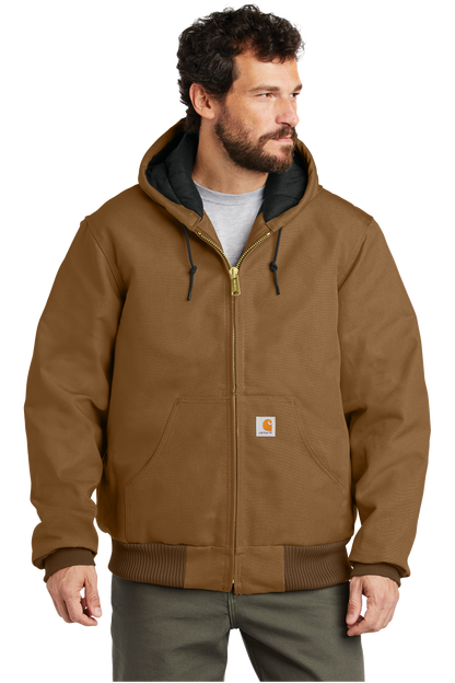 Carhartt® Quilted-Flannel-Lined Duck Active Jac